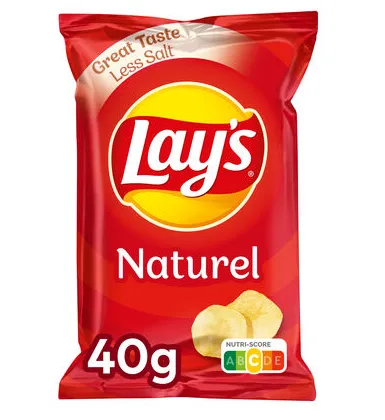 [17602] LAY'S CHIPS NATUREL 20 x 40 g